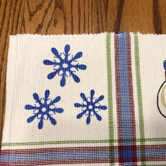 St. Nicholas Square Snowy Days Woven Place… - Picture 5 of 9